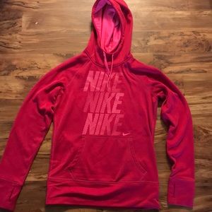 A very fun bright pink hoodie from Nike!!